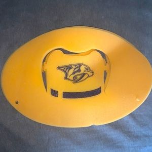 2x Nashville Predators Foam Folded cowboy 🤠 hat
